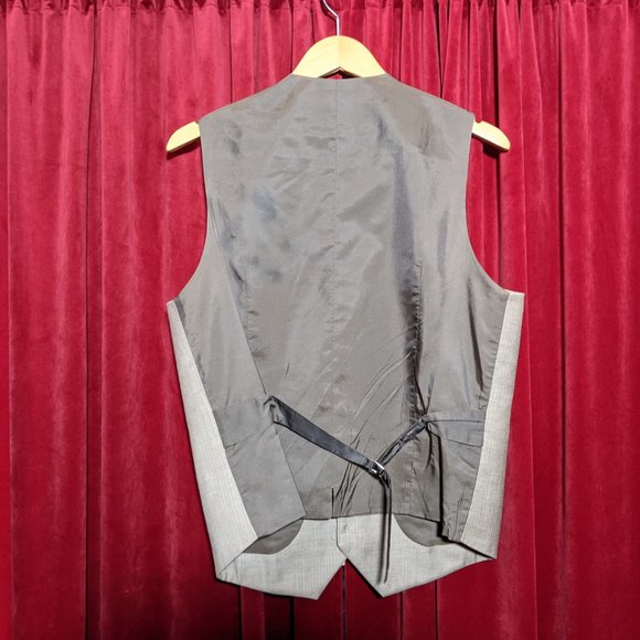 Perry Ellis Vest and Slacks in Taupe (M, 30x32) - Picture 8 of 9